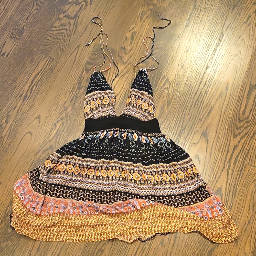 Kimchi Blue boho mini dress size S